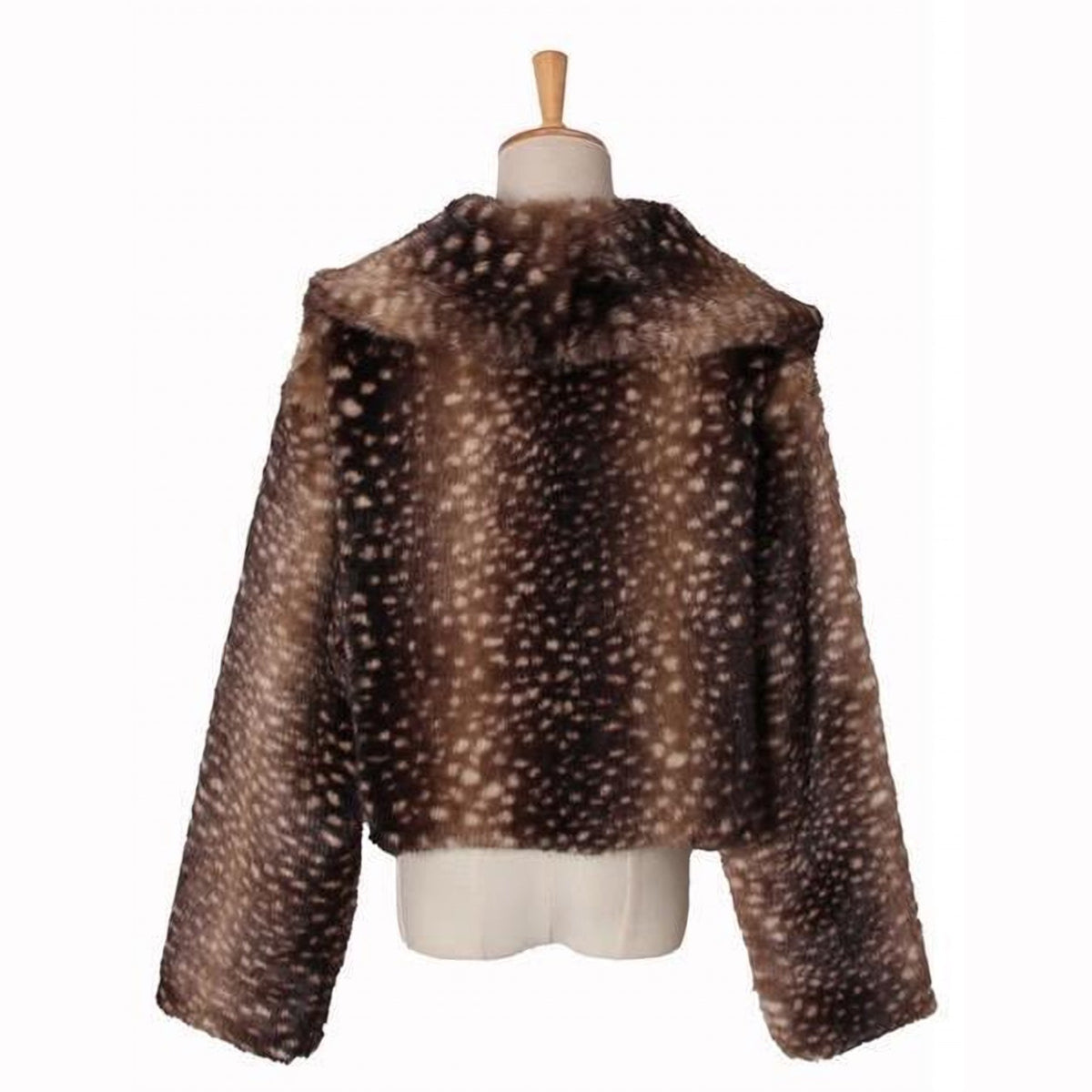 Faux Fur Hertenprint Jas