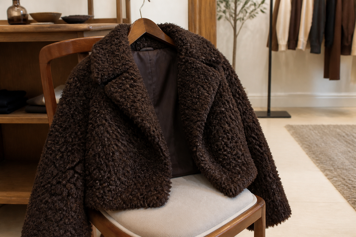 Shaggy Harige Jas – Model 39229