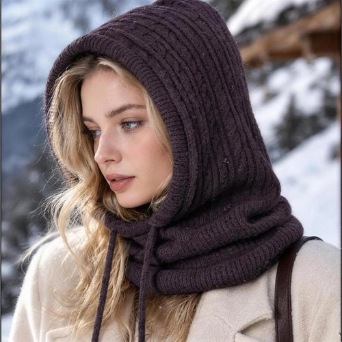 Kabelgebreide Balaclava