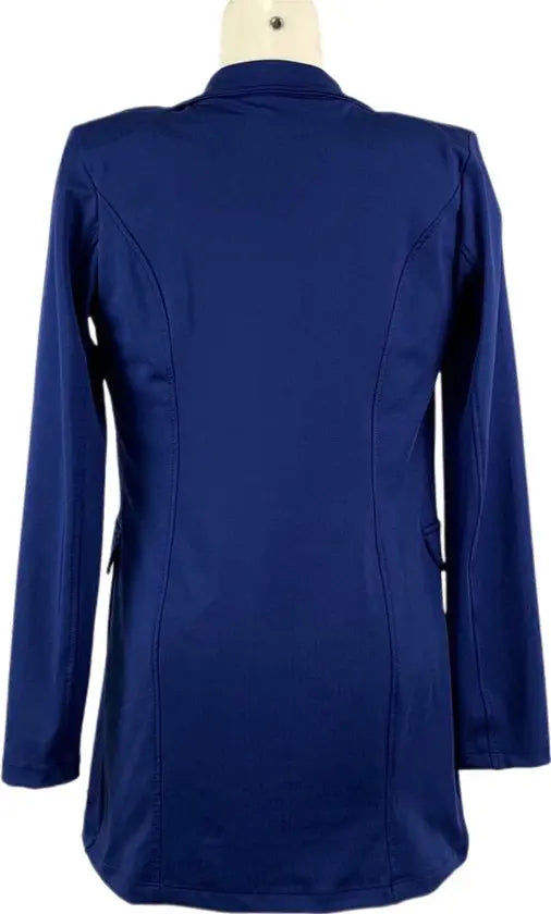 Angelle Milan – travelstof blazer voor dames – Blauw Jasje met 3 knopen – Ademend – Kreukherstellend – Duurzaam - Mapsy B.V