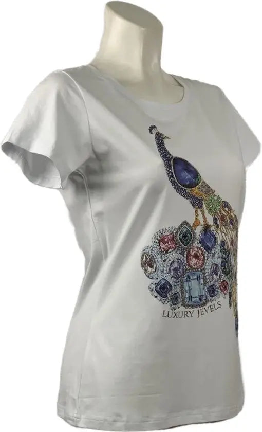 Trendy T-shirt met Unieke Print en Comfortabele Pasvorm