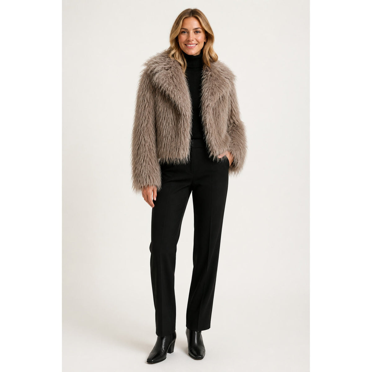 Shaggy Harige Jas – Model 39206