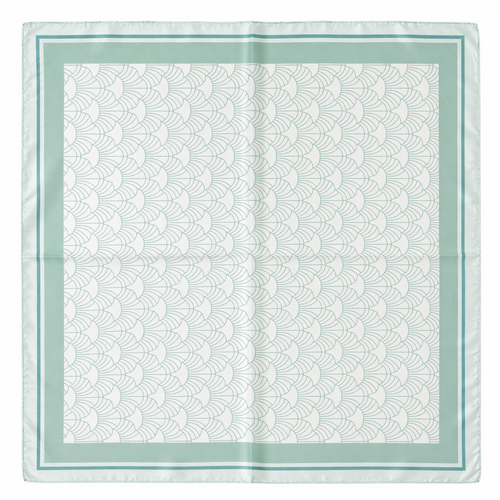 HS Sjaal - 70x70 NIEUW - In 4 Kleuren - Zijde Satijnen Look - Groen