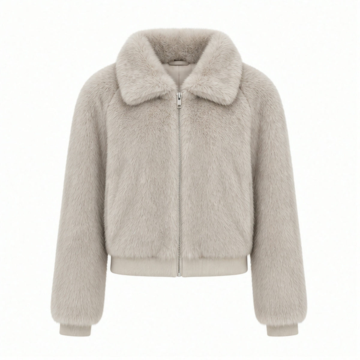 Faux Fur Bomberjas met Elastische Band - One Size