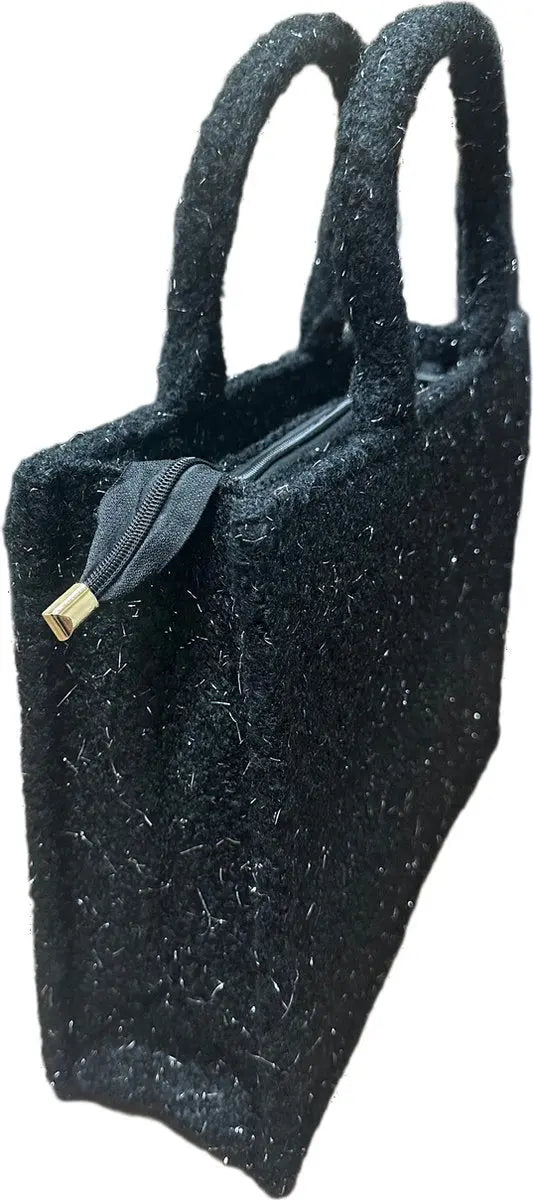 Luxe Dames Handtas met Zachte Textuur, Handige Voorvak en Twee Interne Pockets - 38 x 30 x 10 cm - Mapsy B.V
