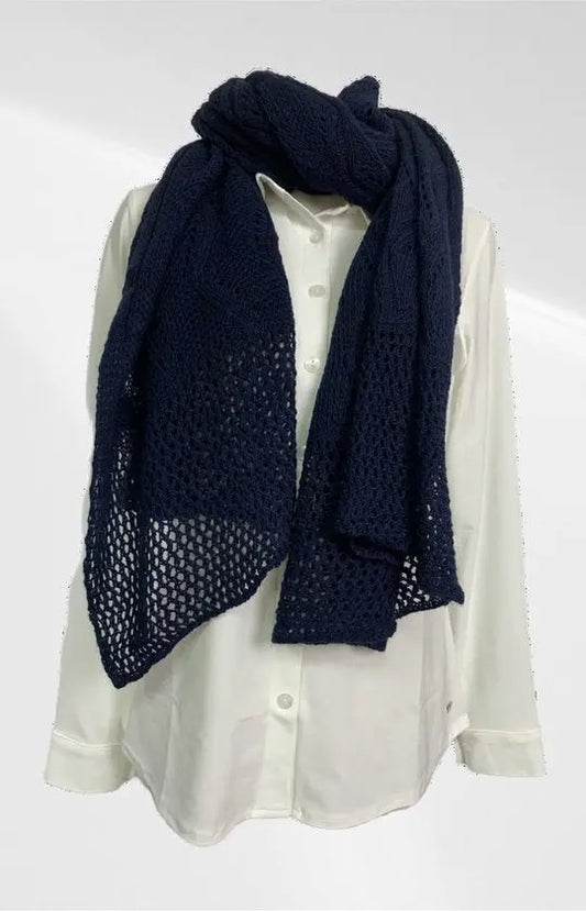 Casual sjaal - Acrylic stof - Blauw - In verschillende kleuren beschikbaar - Mapsy B.V