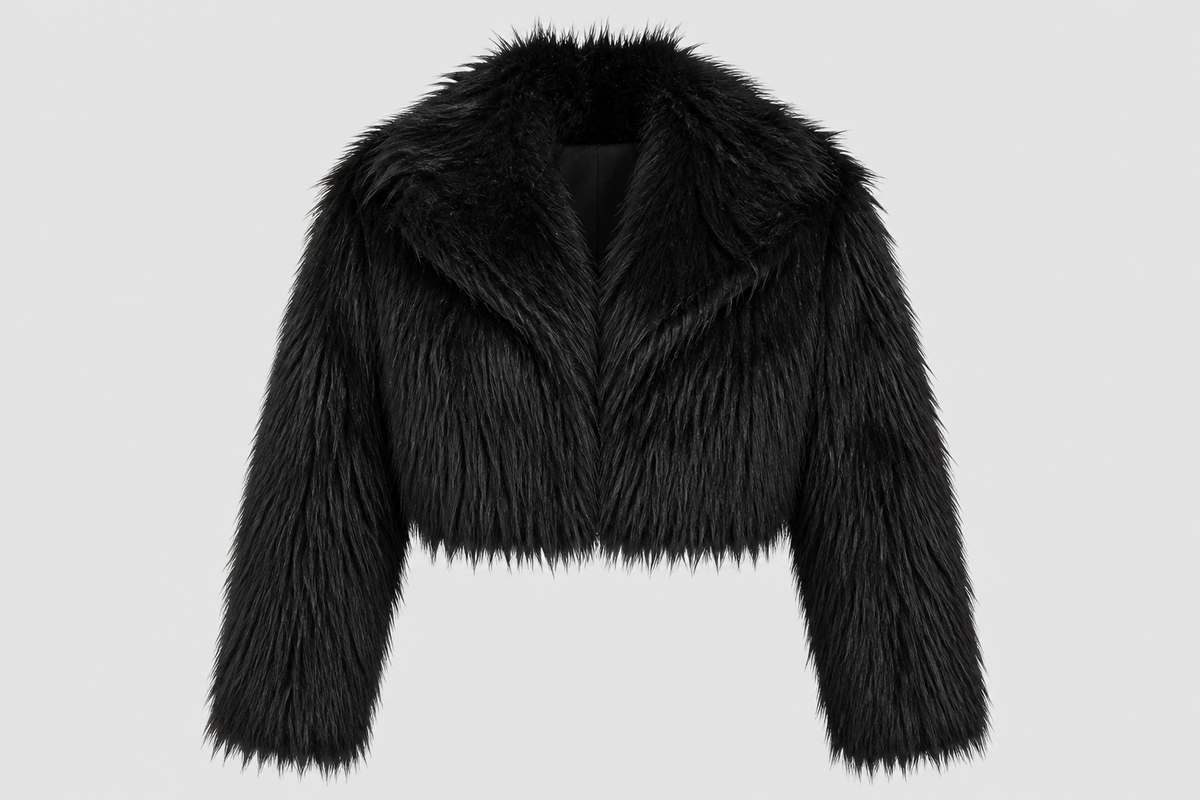 Shaggy Harige Jas - S/M en M/L