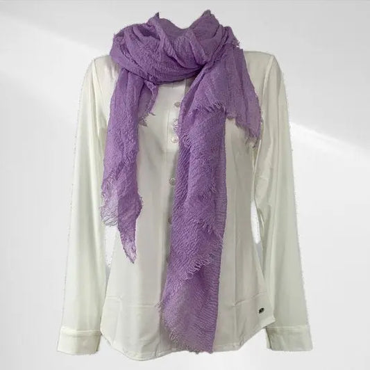 Sjaal - Casual sjaal - Viscose - Paars - In verschillende kleuren - Mapsy B.V