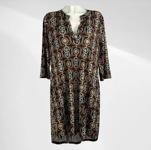 Angelle Milan Plus Size Jurk - Soepelvallende Travelstof - Strijkvrij & Machinewasbaar - In 4 Grote Maten! - Mapsy B.V