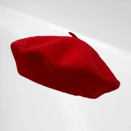 Baret - Rood - In verschillende kleuren - Wol - Mapsy B.V