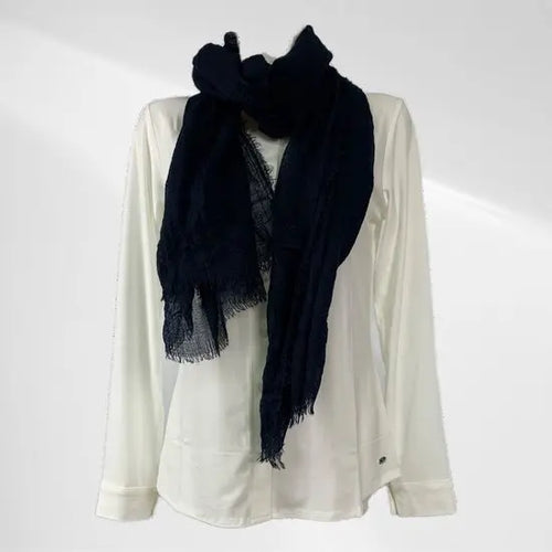 Sjaal - Casual sjaal - Viscose - Donkerblauw - In verschillende kleuren - Mapsy B.V