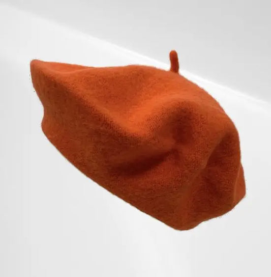 Baret - Oranje - In verschillende kleuren - Wol - Mapsy B.V