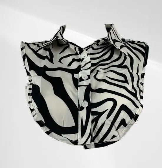 Blousekraagje - Zebra print - In verschillende kleuren - Katoen - Mapsy B.V