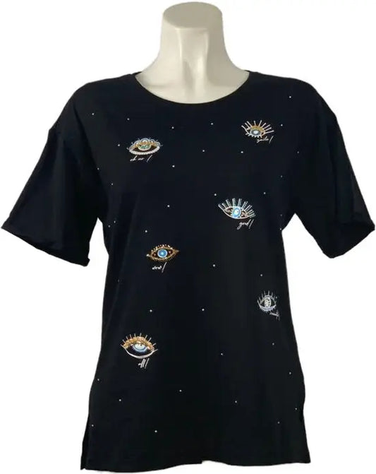 Trendy T-shirt met Unieke Print en Comfortabele Pasvorm - Mapsy B.V
