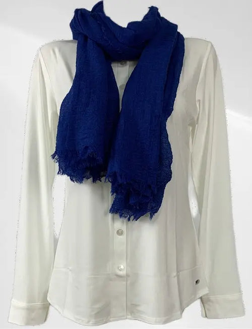 Sjaal - Casual sjaal - Viscose - Blauw - In verschillende kleuren - Mapsy B.V