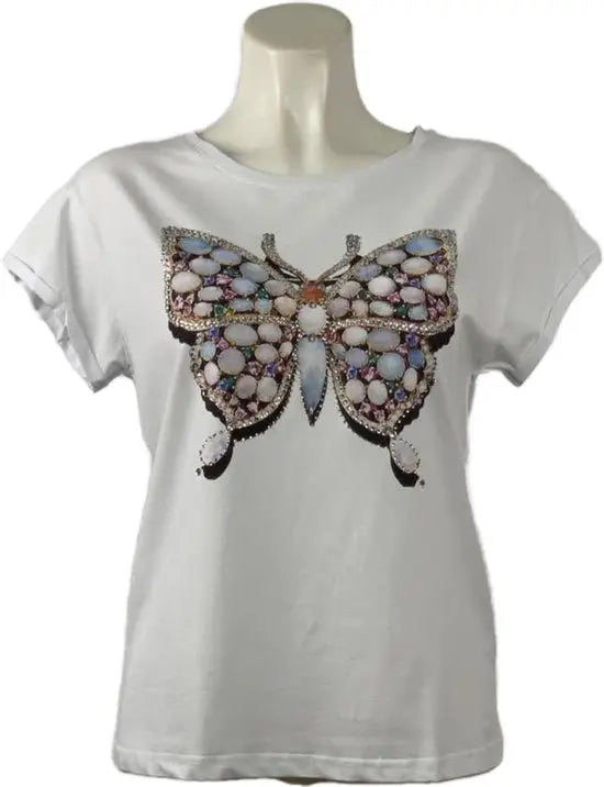 Trendy T-shirt met Unieke Print en Comfortabele Pasvorm