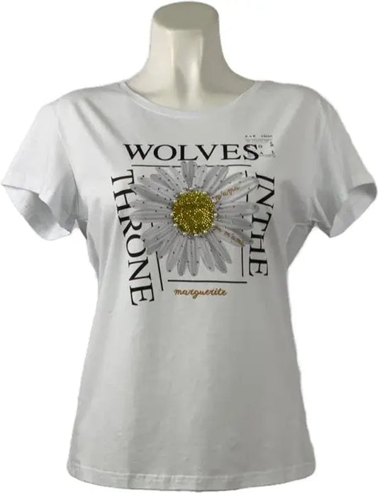 Trendy T-shirt met Unieke Print en Comfortabele Pasvorm - Mapsy B.V