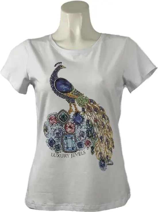 Trendy T-shirt met Unieke Print en Comfortabele Pasvorm