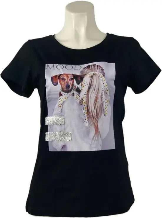 Trendy T-shirt met Unieke Print en Comfortabele Pasvorm - Mapsy B.V