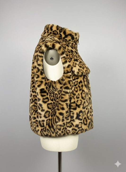 Premium Faux Fur Bodywarmer Tijger