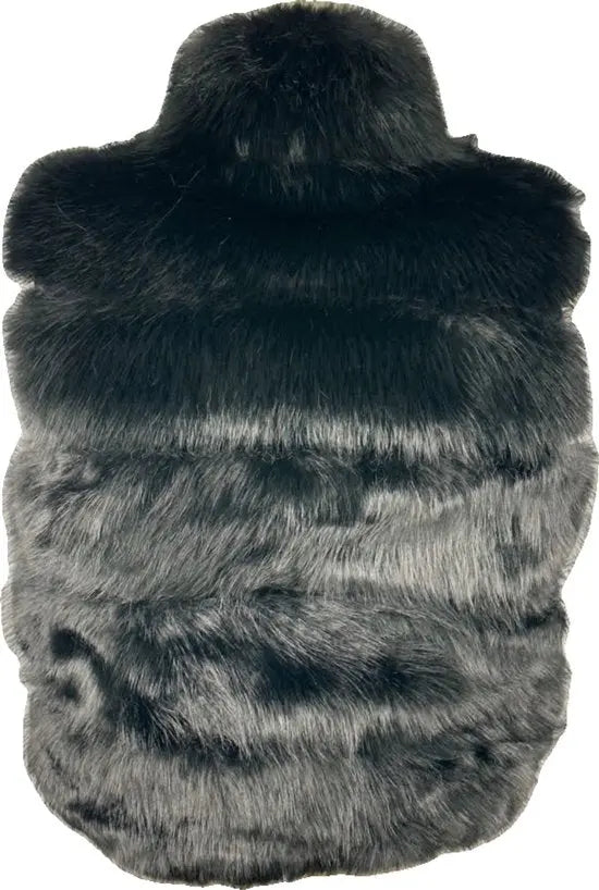 Elegante Dames Faux Fur Bontjas – Warm en Zacht - Beschikbaar in 4 stijlvolle kleuren - One Size - Zwart