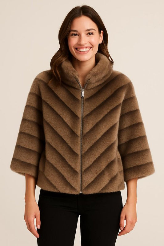 Premium Faux Fur Jas