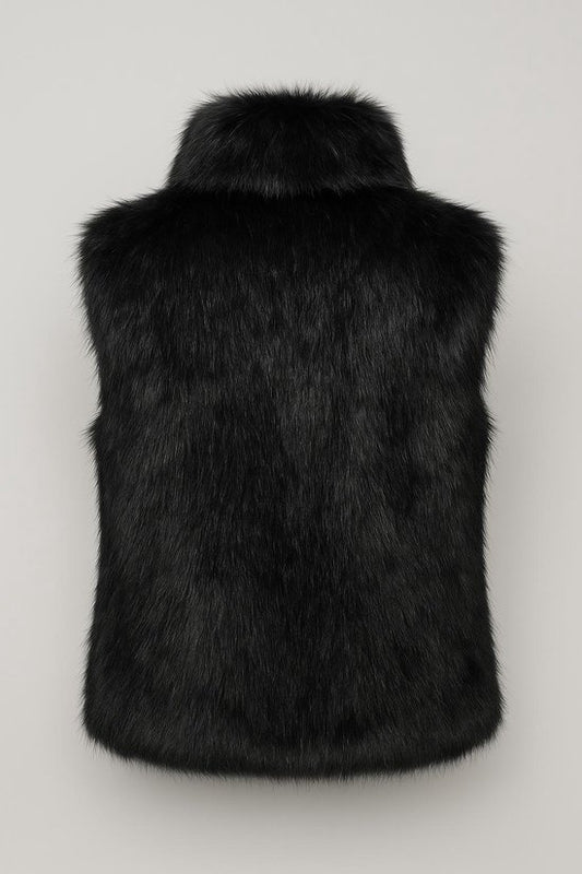 Faux Fur Mouwloze Jas