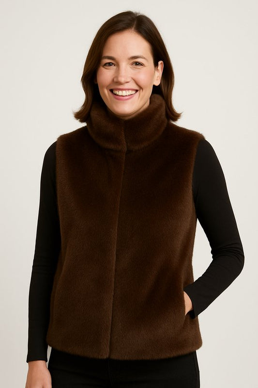 Faux Fur Bodywarmer