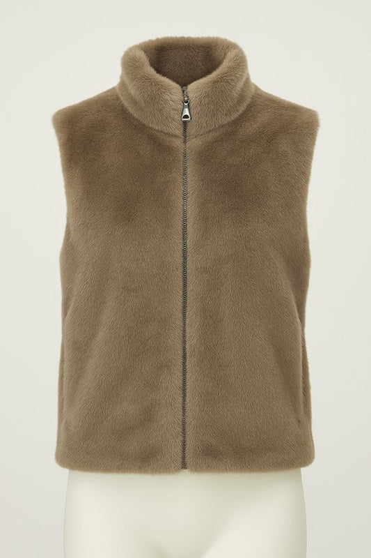 Faux Fur Bodywarmer