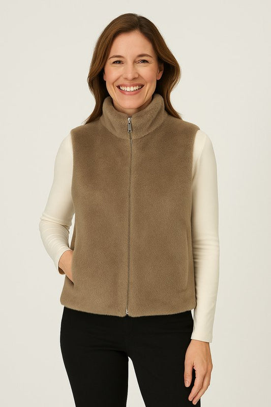 Faux Fur Bodywarmer