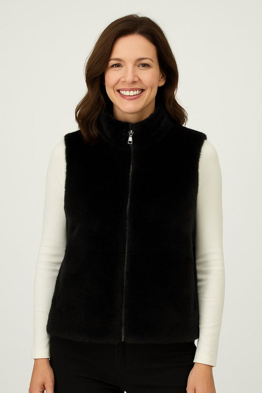 Faux Fur Bodywarmer