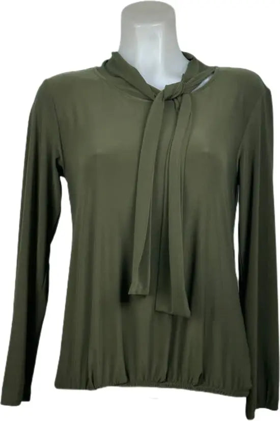 Angelle Milan – travelstof blouse – Army blouse met Koord – Ademend – Kreukvrij – Duurzame Blouse - Mapsy B.V