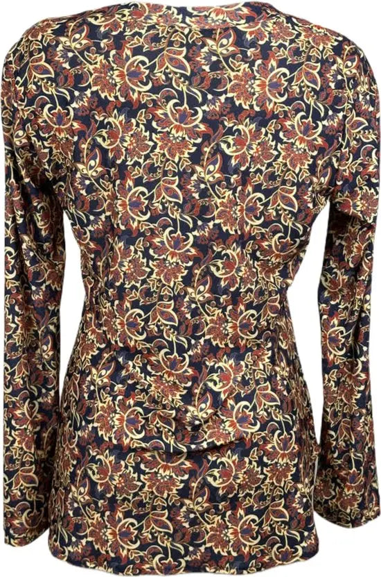 Angelle Milan – travelstof blouse – Multibruine Blouse – Ademend – Kreukvrij – Duurzame Blouse - Mapsy B.V