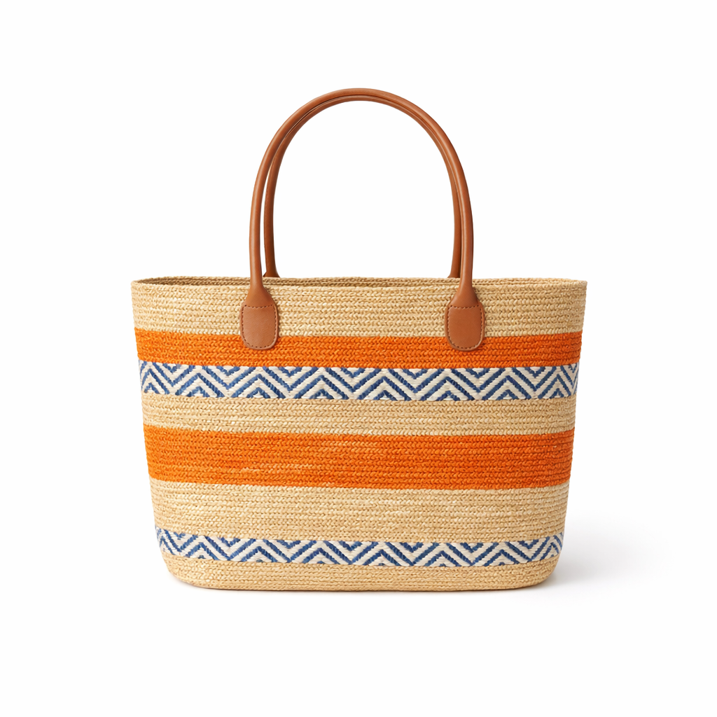 HS Strandsetje - Hoed + Tas - praktisch voor dagelijks gebruik - 5 kleuren - BACK