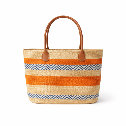 HS Strandsetje - Hoed + Tas - praktisch voor dagelijks gebruik - 5 kleuren - BACK