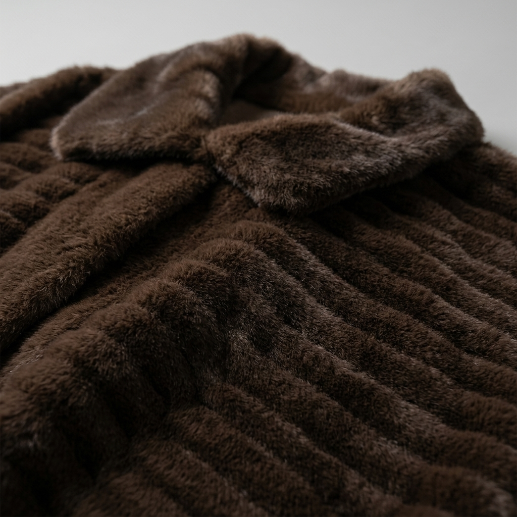 Faux Fur Poncho – Model 41091