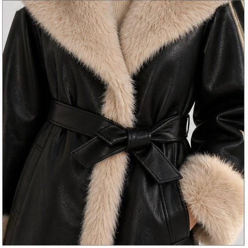 Reversible Jas - Faux Leather & Faux Fur