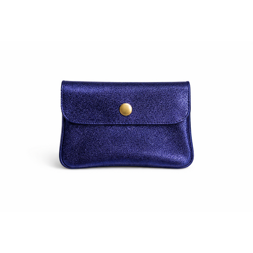 HS Portemonnee Klein - In meer dan 10+ Kleuren - Echt Leder - Donker Blauw