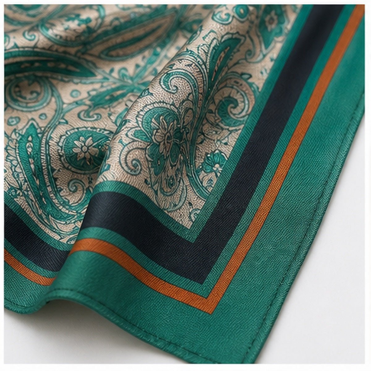 Vierkante Sjaal 70x70 – Ornamentprint