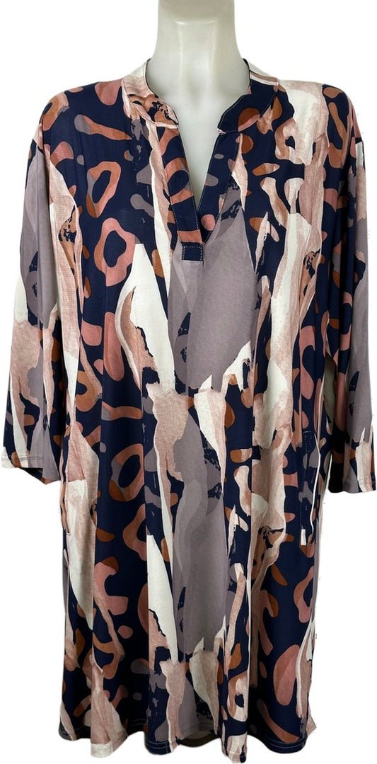 Plus Size Jurk - Soepelvallende Travelstof - Strijkvrij & Machinewasbaar - Mapsy B.V