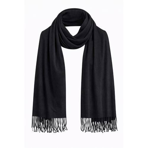HS Cashmere Look Sjaal - 10+ Kleuren - 180x68cm - Veelzijdig te gebruiken - Zwart