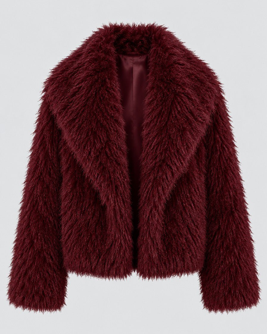 Faux Fur Shaggy Jas