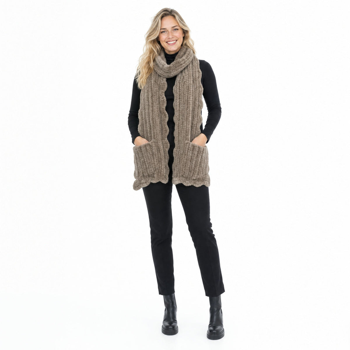 Faux Fur Sjaal - One Size