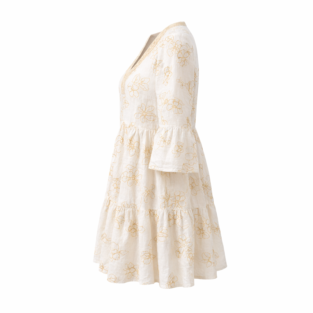 HS Zomerjurk - Luchtig - Free Size - comfortabele pasvorm - 2 kleuren - SIDE