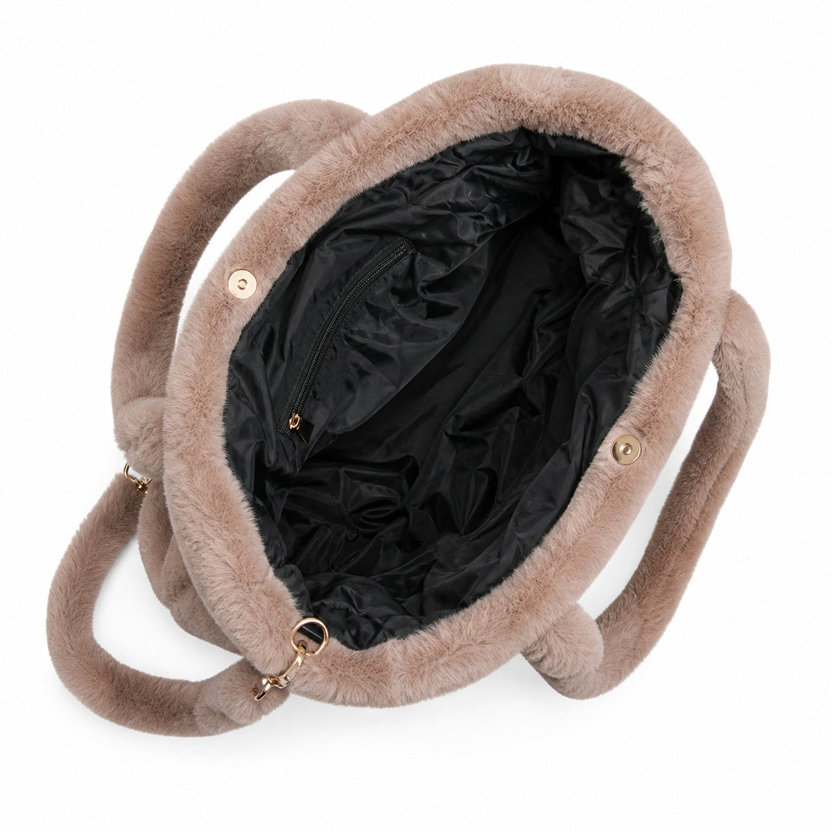Faux Fur Hand- en Schoudertas