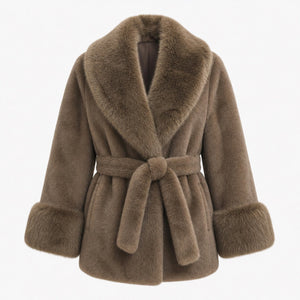 Faux Fur Jas - One Size