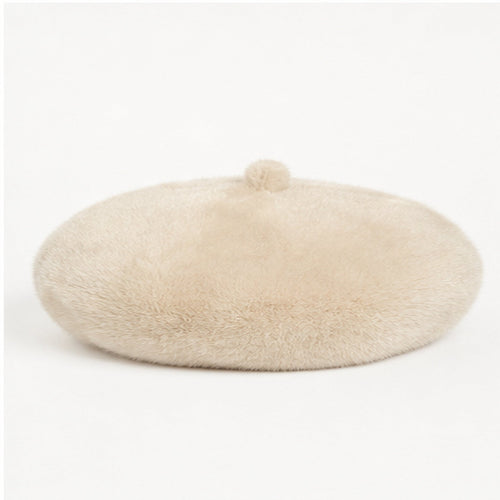 Faux Fur Baret - One Size