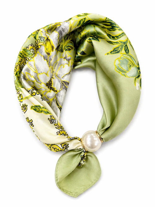HS Parelsjaal - In 9 Nieuwe Kleuren - HIT - Groen