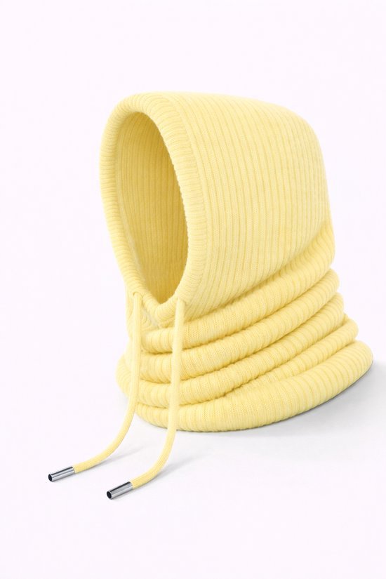 Balaclava – Sjaal en Muts in Eén – Geel
