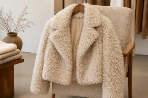 Shaggy Harige Jas – Model 39229